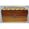 Image 1 : Lined cedar box with beaded lid by Kills Thunder