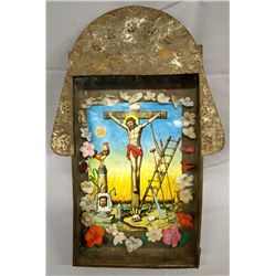 Mexican Vintage Tin Nicho