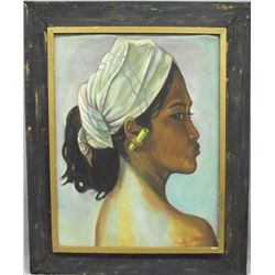 Original Framed Painting by Swan