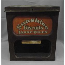 Antique Sunshine Biscuit Tin/Country Store