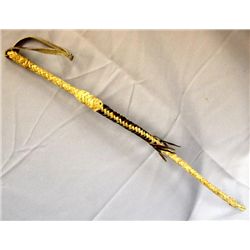 Braided Latigo & Rawhide Leather Quirt