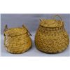 Image 1 : Pine Needle Baskets w/Lids/2