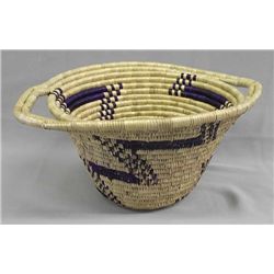 Tanzanian Woven Handled Basket