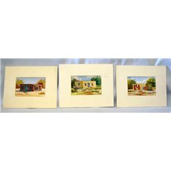 Three seasons watercolors by Vivian Sheratt