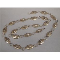 1960s Navajo Sterling Silver Link Concho Belt