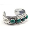 Image 3 : Navajo Sterling Silver Malachite Bracelet