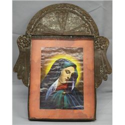 Mexican Vintage Tin Nicho