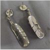 Image 4 : Navajo Multi Stone Silver Necklace & Earrings - L