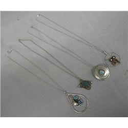 Navajo & Zuni Pendant Necklaces