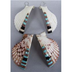 Santo Domingo Inlay Shell Earrings