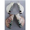 Image 1 : Santo Domingo Inlay Shell Earrings