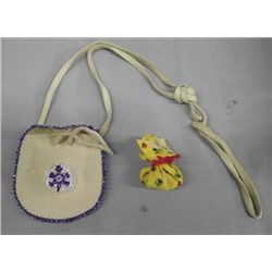 Native American Leather Medicine Pouch