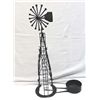 Image 1 : Wire Windmill & Water Tank Sculpture
