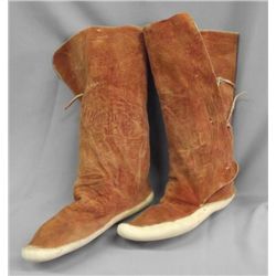 Navajo High Top Suede Moccasins