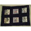 Image 1 : Needlepoint & Crushed Velvet Quilt