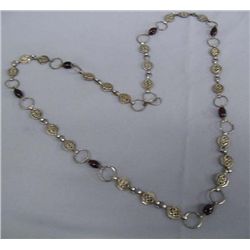 Sterling Silver Garnet Necklace