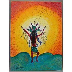 Painting "The Red Man" - Kills Thunder