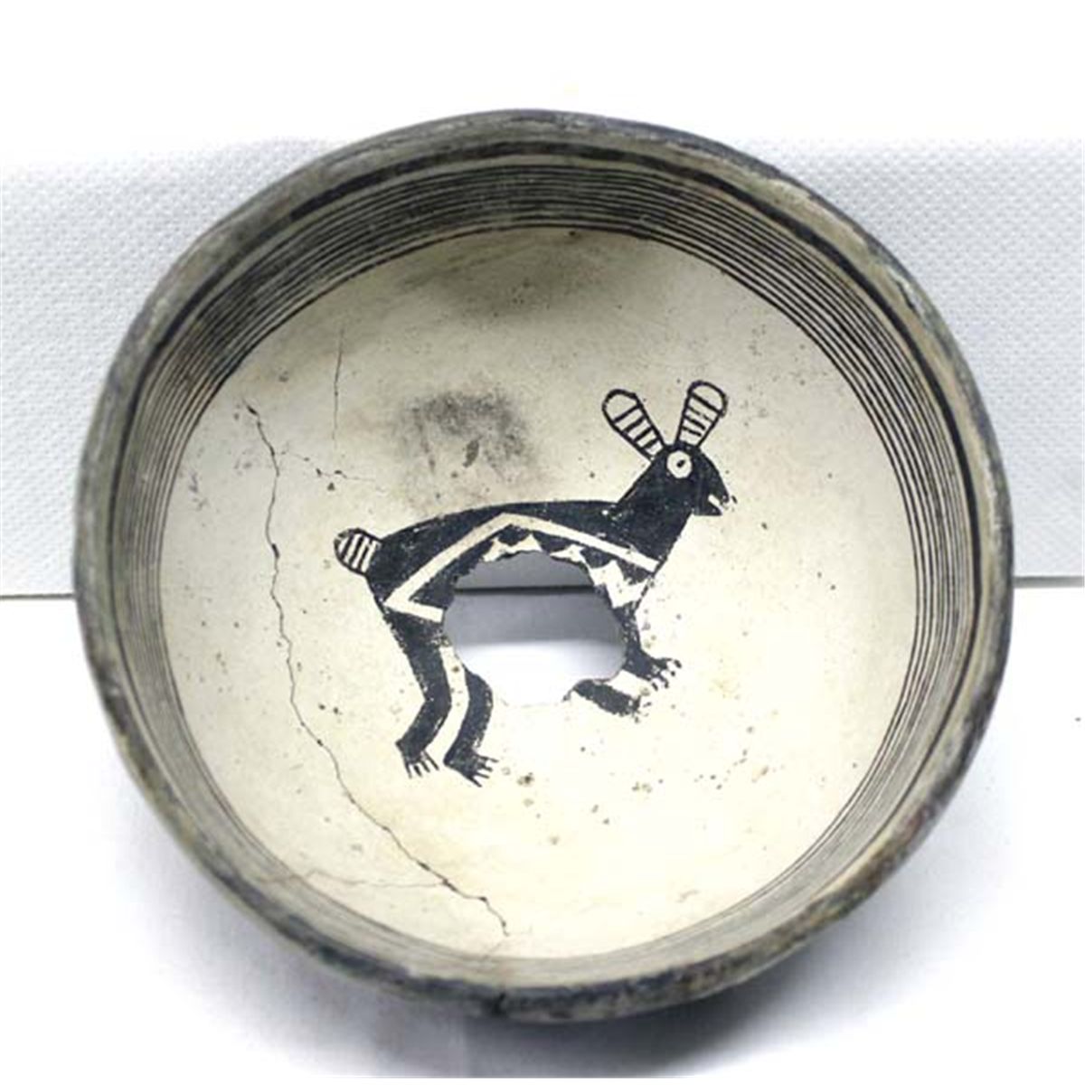 Prehistoric Mimbres Rabbit Bowl