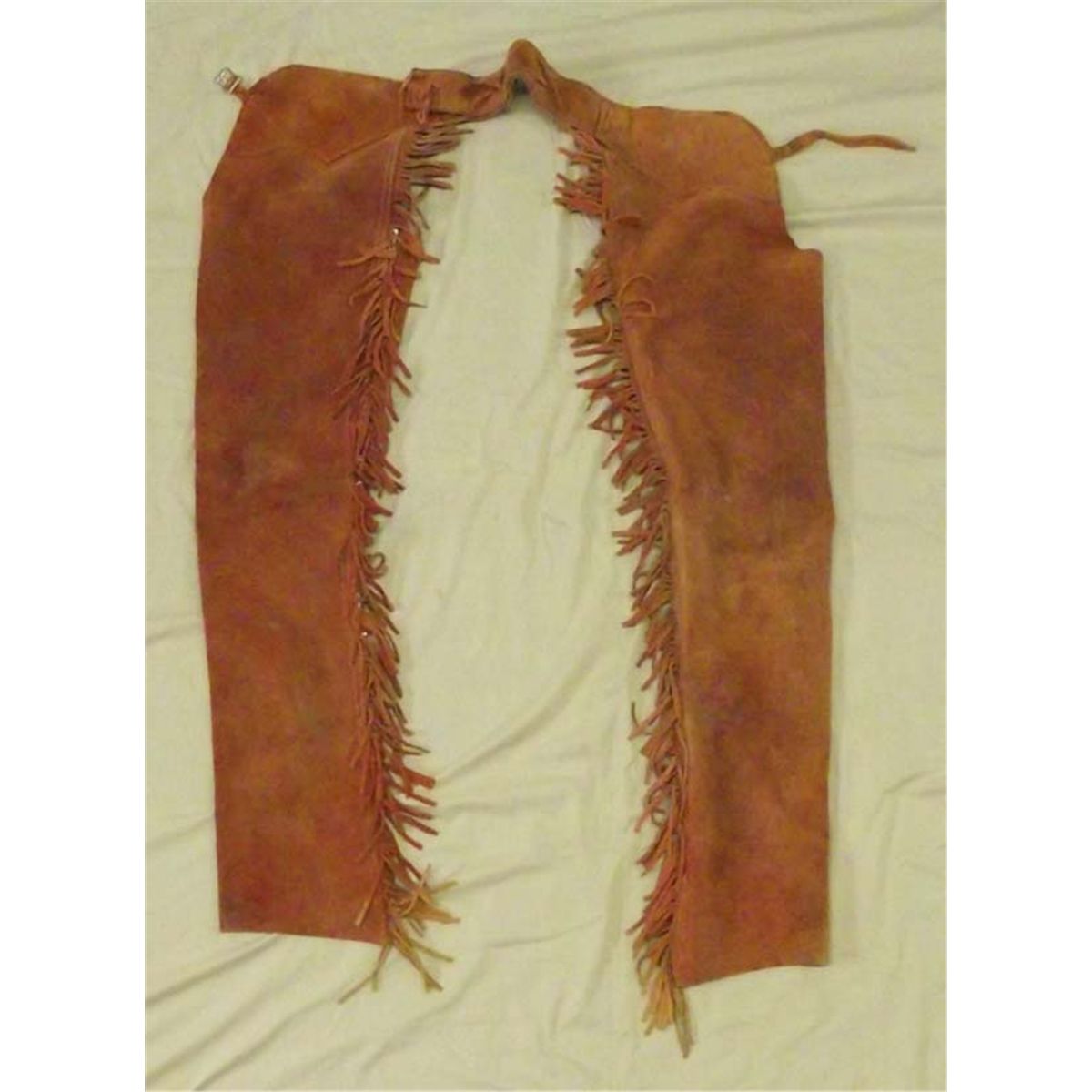 Cowboy Shotgun Suede Fringed Chaps