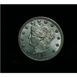 1883 n/c Liberty 'V' Nickel Grades Select Uncirculated ms63