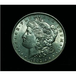 1903-p Morgan Dollar $1 Grades Choice Uncirculated ms64