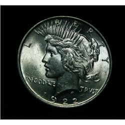 1922-p Peace Dollar Grades Gem Uncirculated ms64