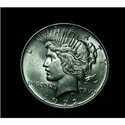 1922-d Peace Dollar Grades Choice Uncirculated ms64