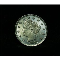 1902 Liberty Head 'V' Nickel Grades Choice Uncirculated ms64