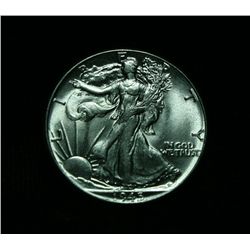 1945-p Walking Liberty 50c Grades Choice Uncirculated ms64