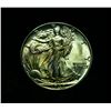 Image 1 : 1942-d Walking Liberty Half Dollar Grades Gem Uncirculated ms66 Rainbow Toned
