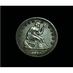 1877-s Seated Liberty Quarter 25c Grades Choice Uncirculated ms63++ PQ