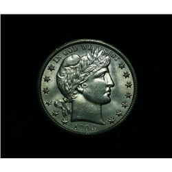 ***RARE   1901-p Barber Half Dollar Grades Choice Uncirculated ms64   RARE***
