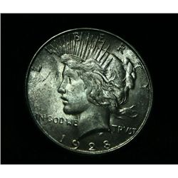 1928-s Peace Dollar Grades Choice Uncirculated ms64++ PQ
