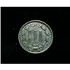 Image 2 : 1865 3 Cent  Nickel Grades Select Uncirculated ms63  CIVIL WAR ISSUE