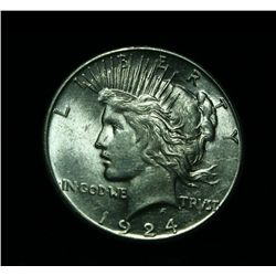 1924-s Peace Dollar Grades Select Uncirculated ms63