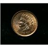 Image 1 : 1901 Indian cent 1c Grades Gem Uncirculated ms65 RD  Red
