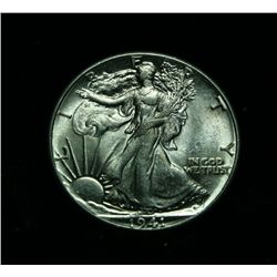 1941-p Walking Liberty 50c Grades Choice Uncirculated ms64