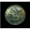 Image 1 : Rainbow Toned 1884-p Morgan Dollar Grades Choice Uncirculated ms64