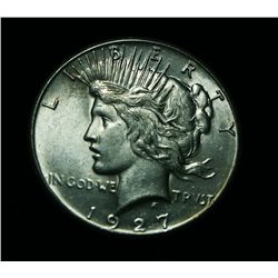 1927-p Peace Dollar Grades Select Uncirculated ms61