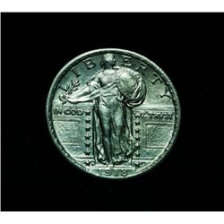 1918-s Standing Liberty 25c Grades ms63