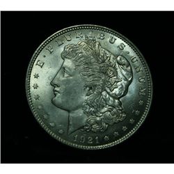 1921-p  Morgan Dollar $1 Grades Choice Uncirculated ms64   FULLY STRUCK