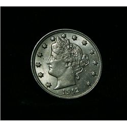 1912 Liberty Head 'V' Nickel Grades Choice Uncirculated ms64++