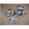 Image 1 : Set of three mulberry transferware cup plat