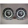 Image 1 : A pair of mulberry transferware plates, 7-3