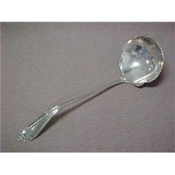 Sterling silver punch ladle, unidentifiable