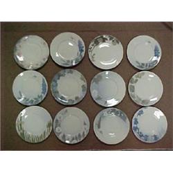 A set of twelve plates, 8-3/4" dia. Royal C