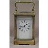 Image 1 : French carriage clock with brass and bevele