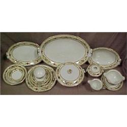 Set of Occupied Japan dinnerware, marked Me