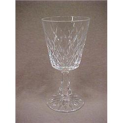 Eight piece set of Waterford crystal stemwa