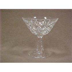 Eight piece set of Waterford crystal stemwa